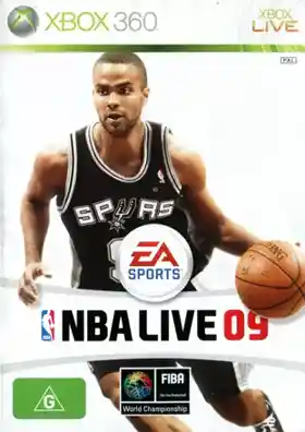 NBA Live 09 (USA) box cover front